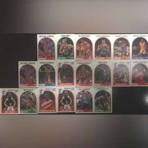 1989 Hoops basketball cards 19 count mint
